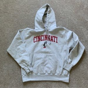 University of Cincinnati Champion Reverse Weave Hoodie Sweatshirt